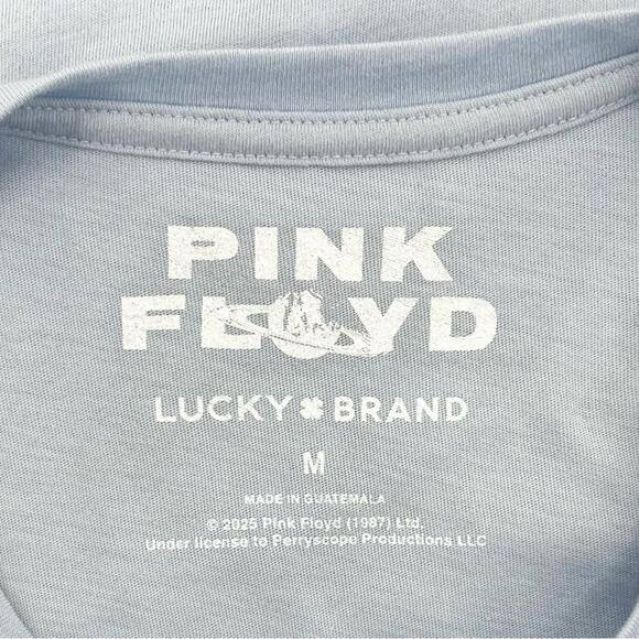 Lucky Brand Pink Floyd Graphic Crew Neck T-Shirt Tee NWT Size Medium - Picture 6 of 8